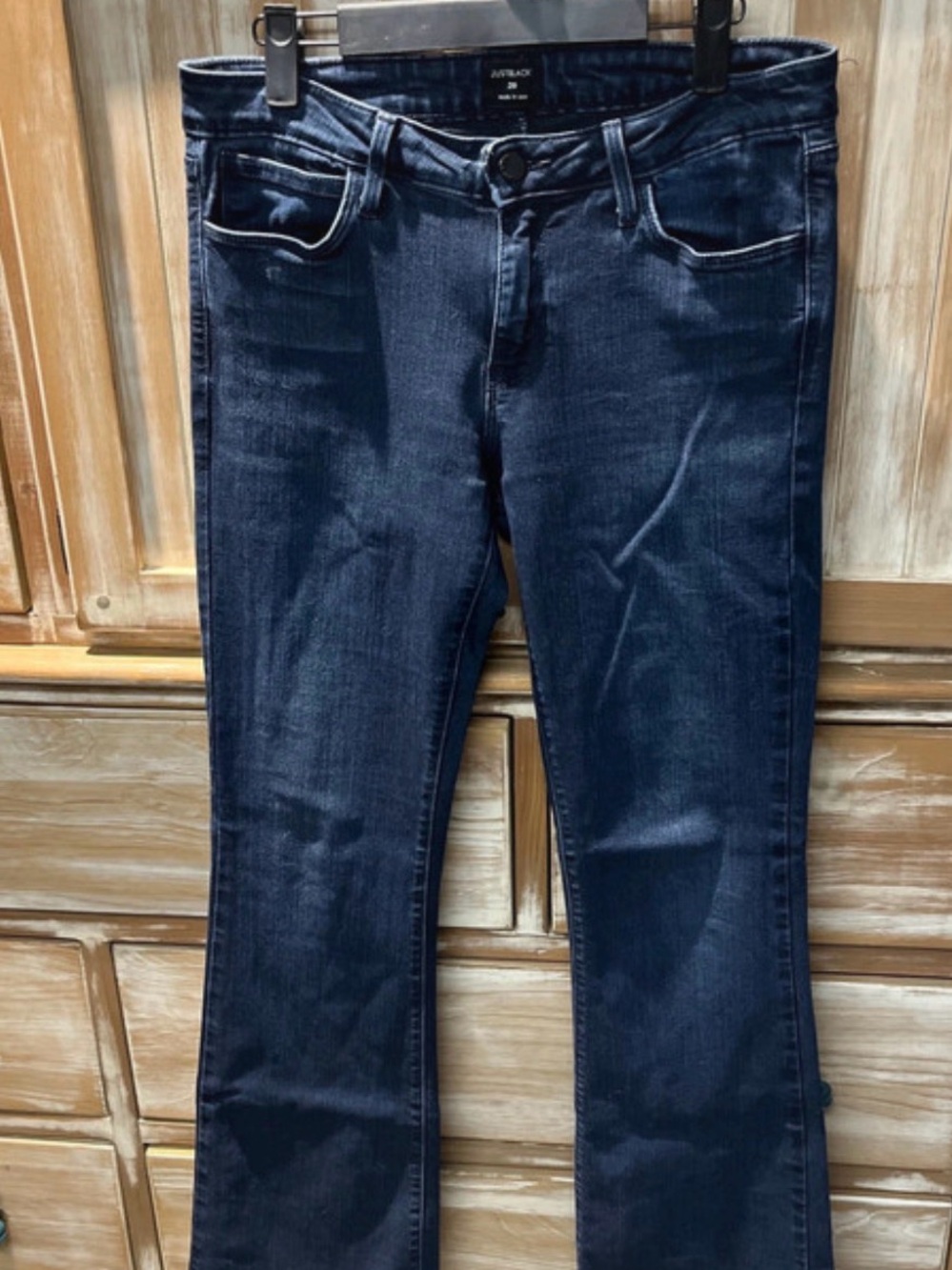 Just Black Dark Blue Flare Jeans